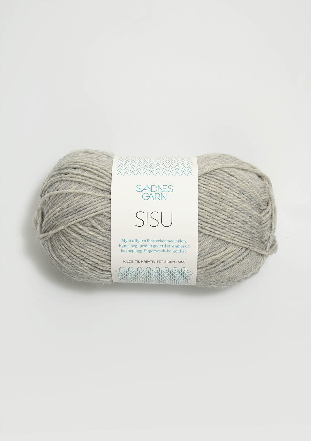 Sisu superwash - 1032 Ljus gråmelerad
