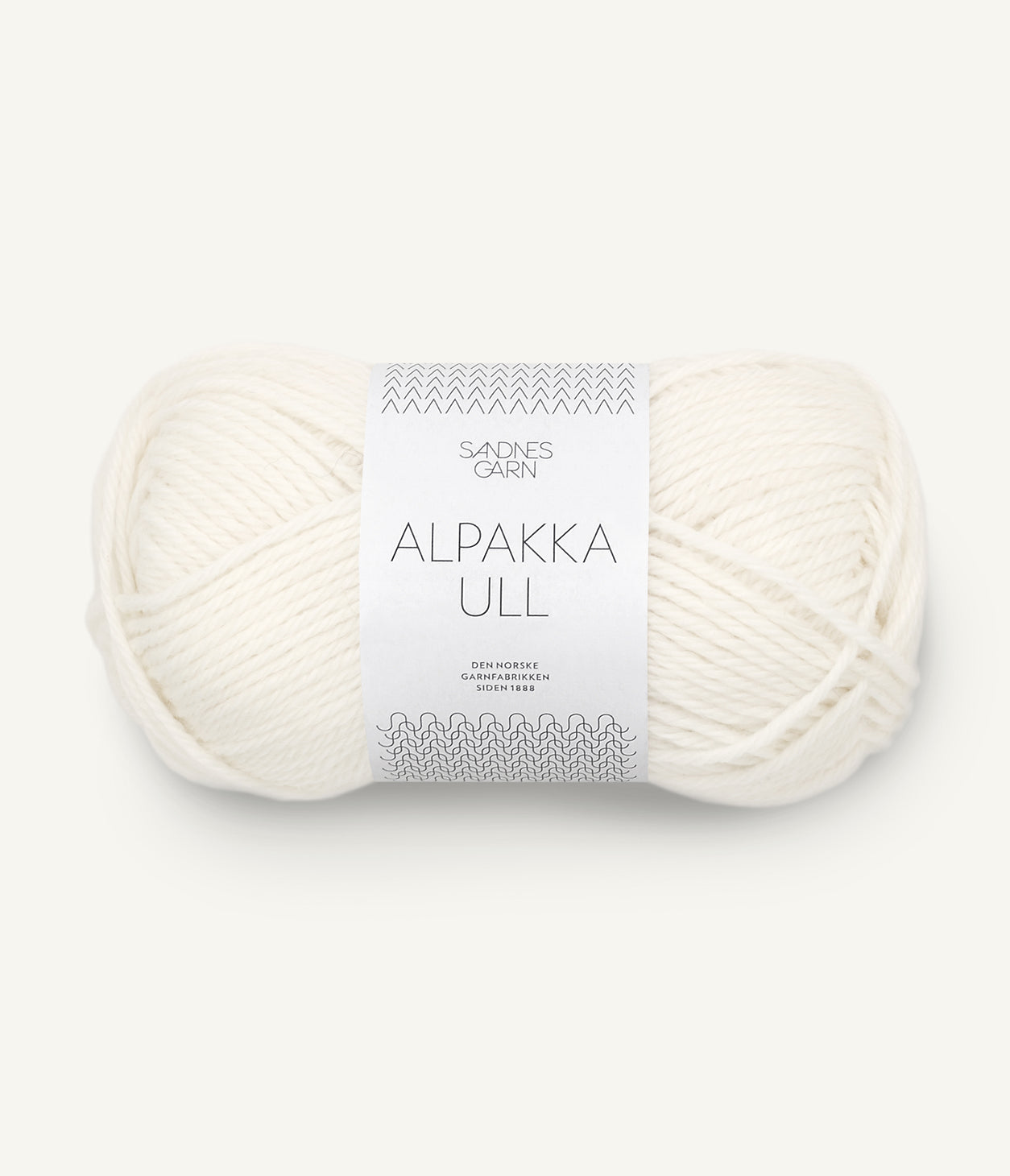 Alpakka Ull - 1002 Vit