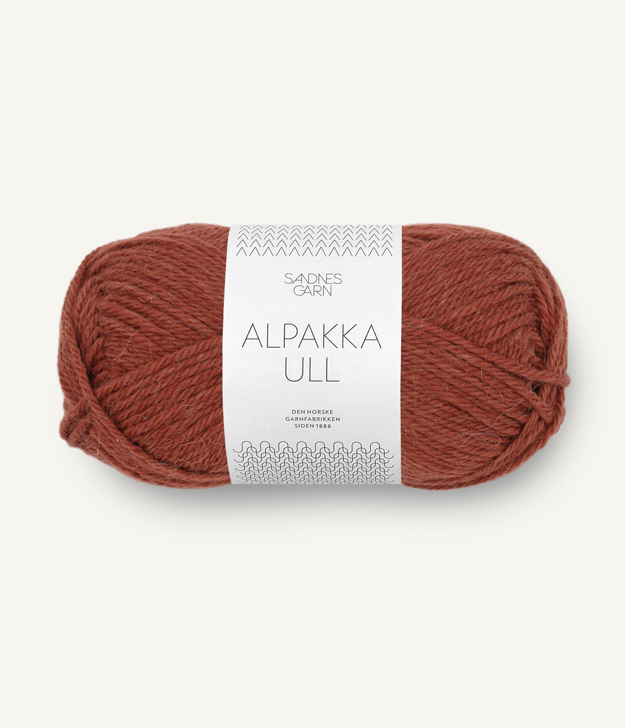 Alpakka Ull - 3355 Rost - UTGÅTT