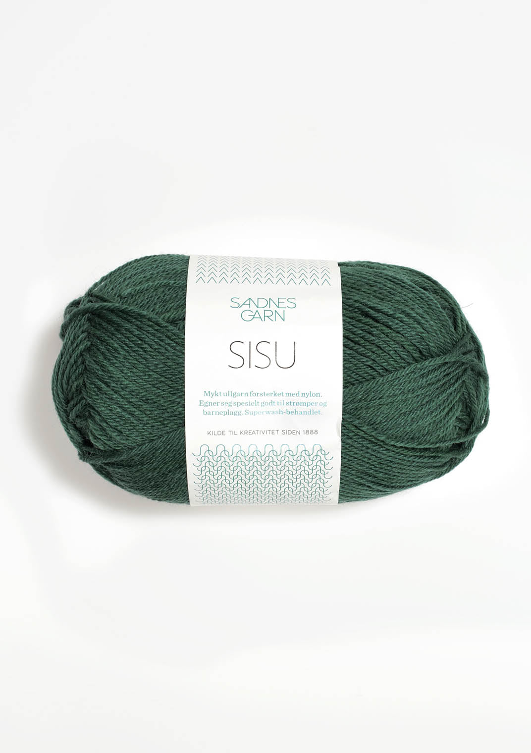 Sisu superwash - 7562 Grön UTGÅTT