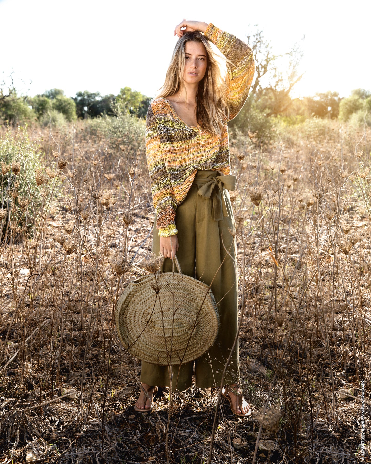 A Mano - Khaki/grågrön/petrol/mörkbrun/senap