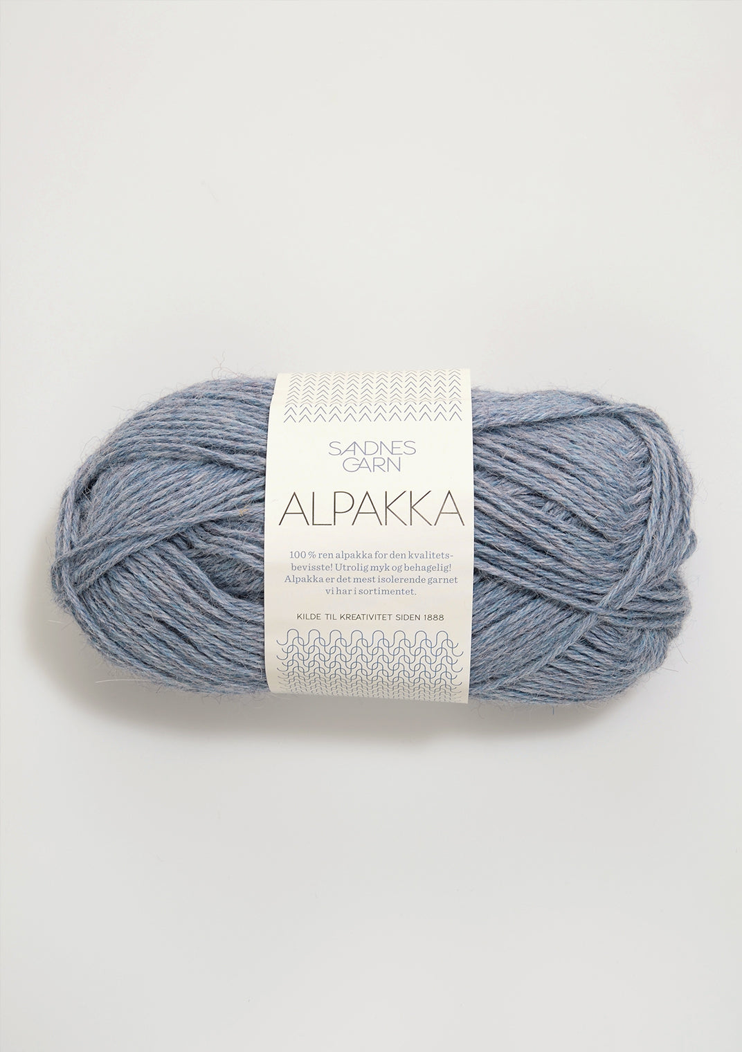 Alpakka - 6221 Ljusblå melerad