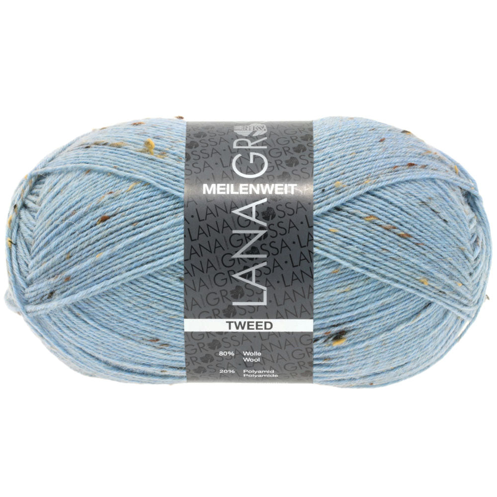 Meilenweit 100 Tweed - 152 Ljusblå - UTGÅTT