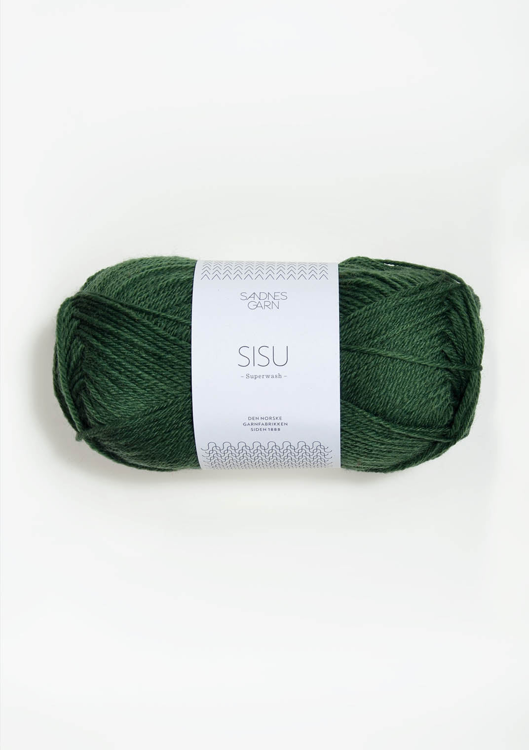 Sisu superwash - 8063 Mörkt grön