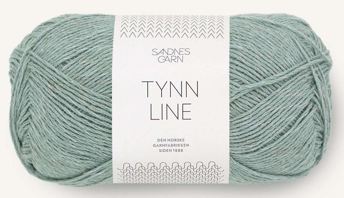 Tunn Line - 6841 Dovt aquagrön