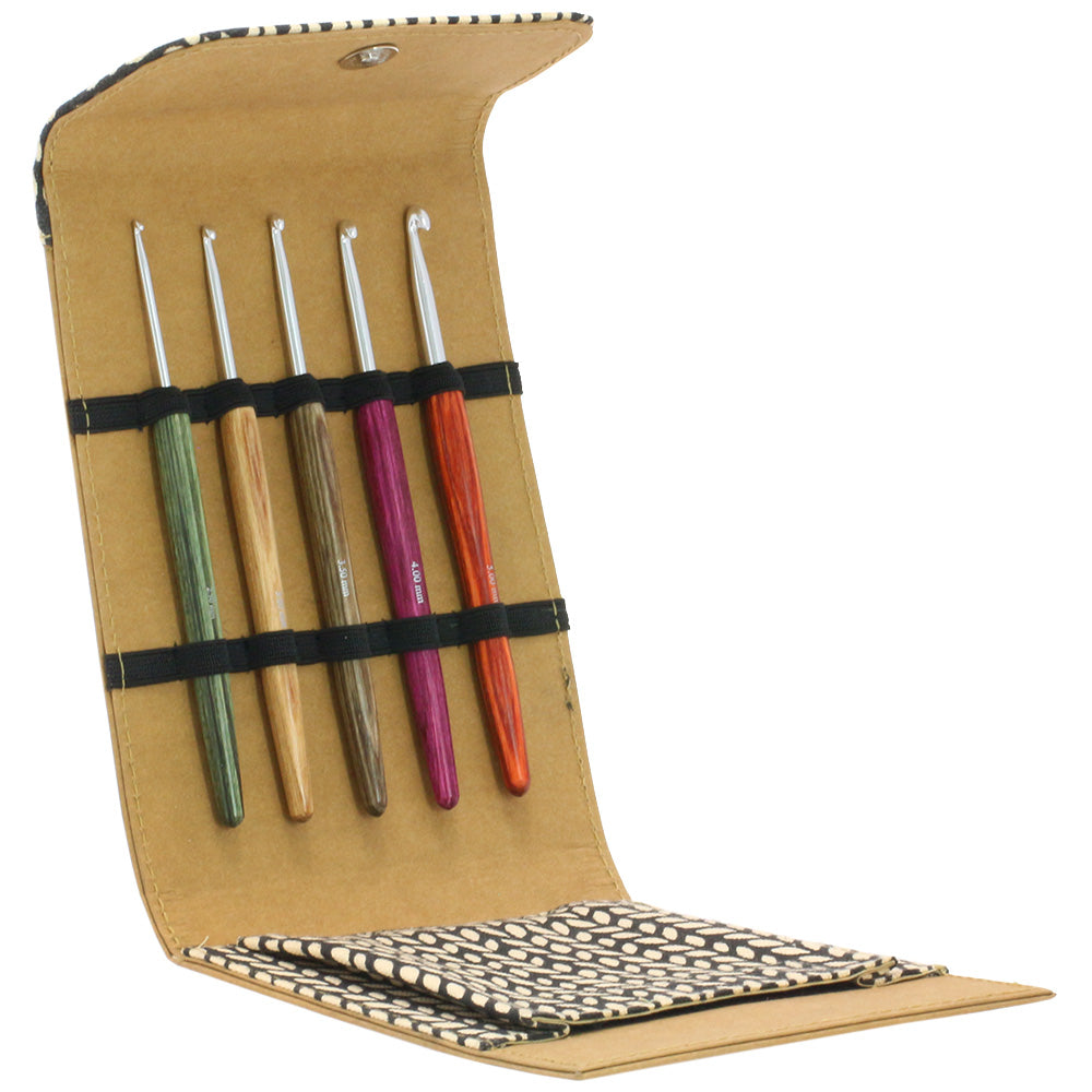 Virkset KnitPro Design-Holz Signal/Alcante- 2,5 - 5,0 mm