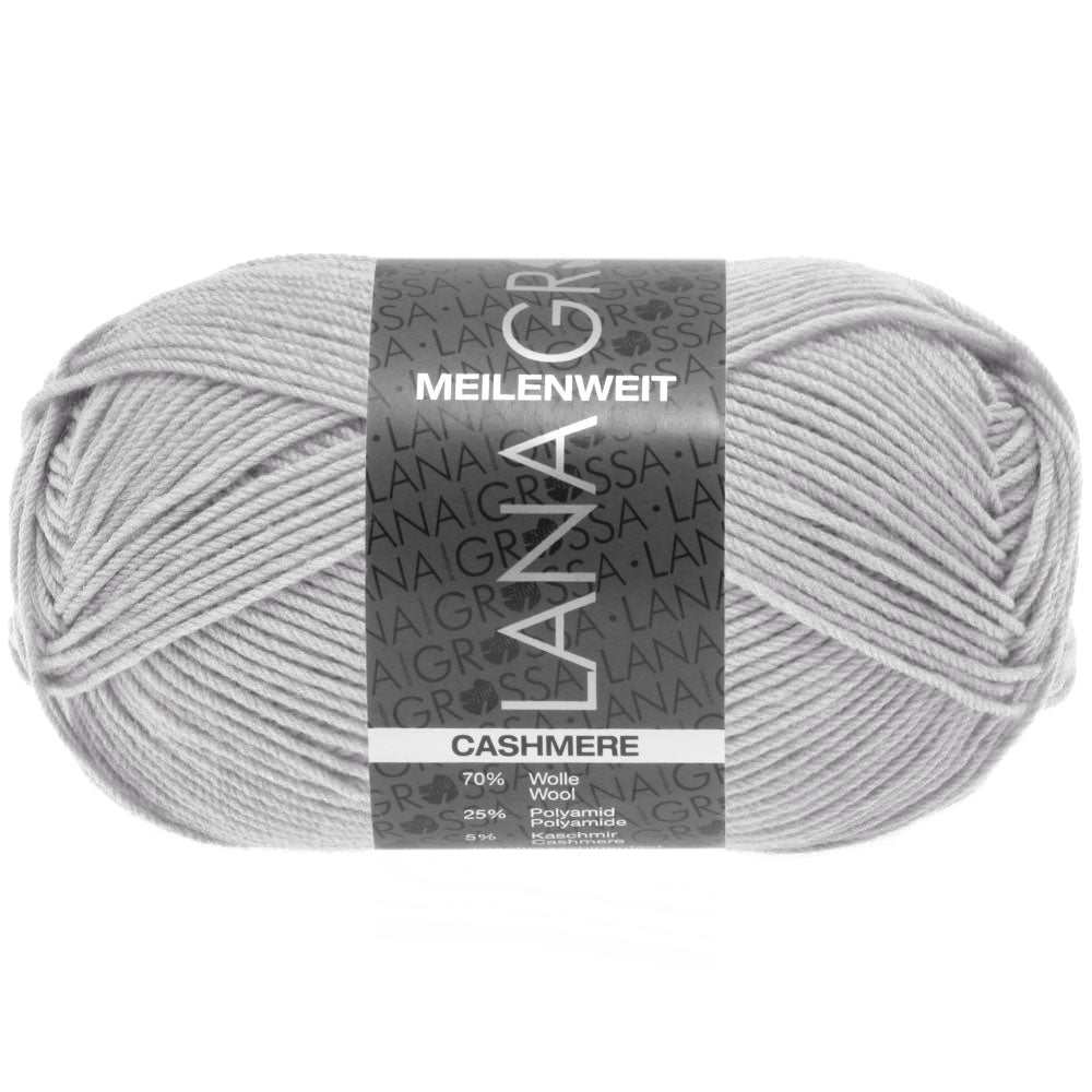 Meilenweit 50 Cashmere - 35 Silvergrå