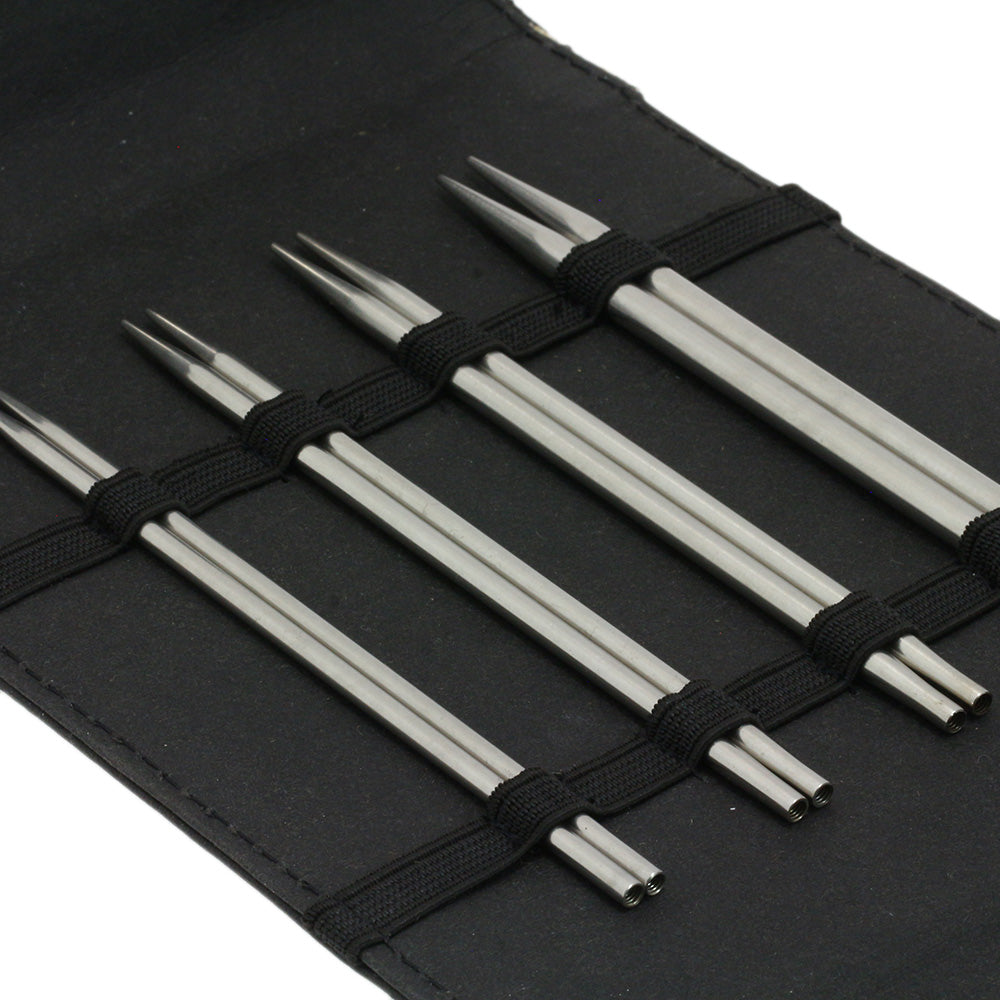 Stickset Mini KnitPro Edelstahl/Svart - 3,0 - 5,0 mm