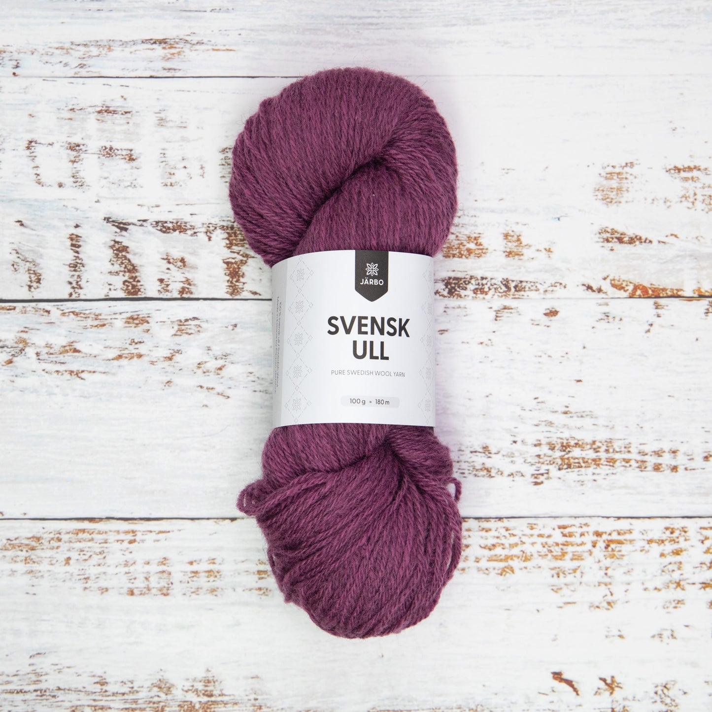 Svensk Ull 3 tr 100 g - 009 Heather Field