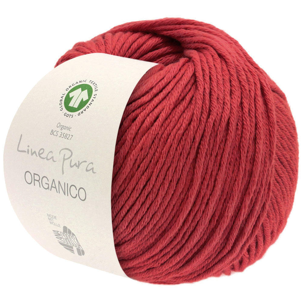 Organico GOTS ICEA - 058 Röd - UTGÅTT
