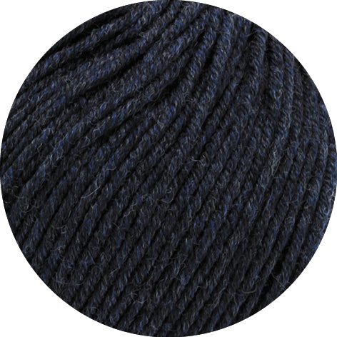 Cool Wool Big Melange GOTS - 207 Midnattsblå melerad - UTGÅTT