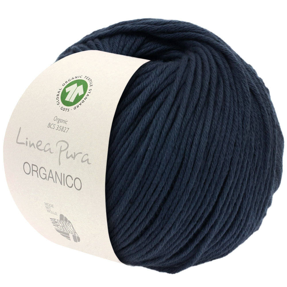 Organico GOTS ICEA - 013 Nattblå