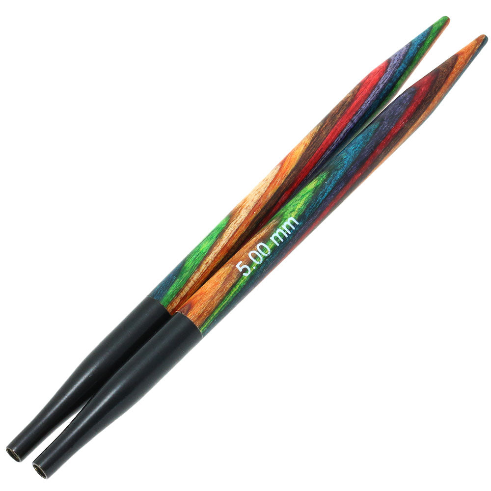 Stickspetsar KnitPro trä - Korta 5.0 mm