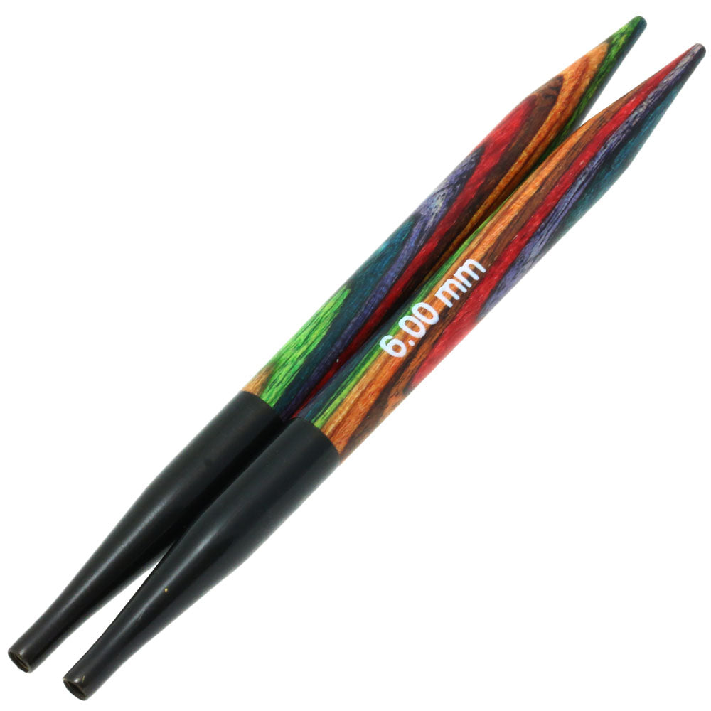 Stickspetsar KnitPro trä - Korta 6.0 mm