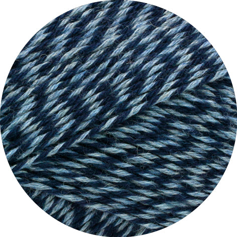 Meilenweit 6-F 150 Mouliné  - Mörkblå/ljusblå