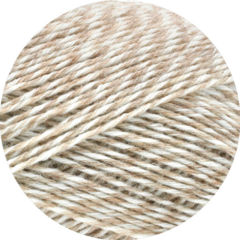 Meilenweit 6-F 150 Mouliné - Beige/Vit
