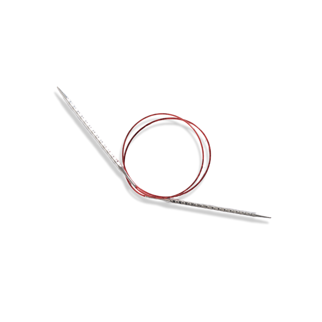 Rundsticka Addi Novel Fyrkantig Lace - 60 cm, 3.5 mm