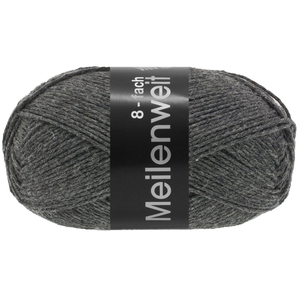 Meilenweit 8-tr 150 Uni/Melange - 9557 Antrasit