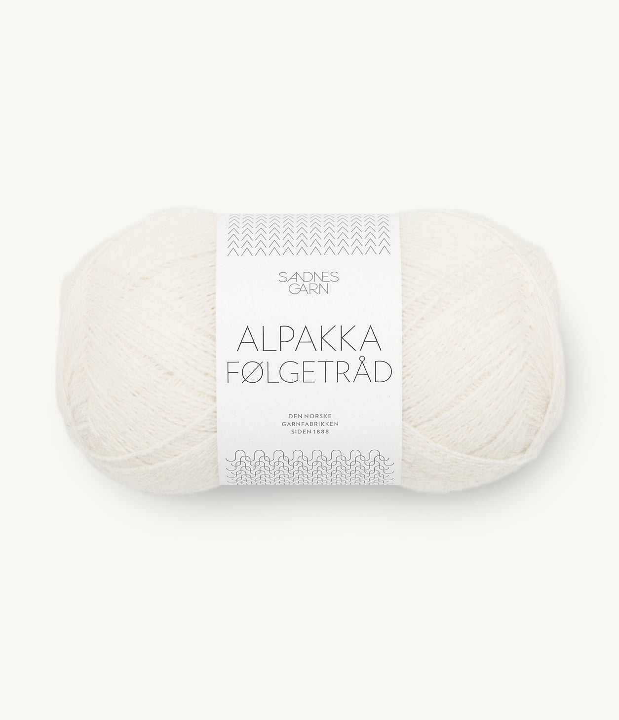Alpakka Fölgetråd - 1002 Vit
