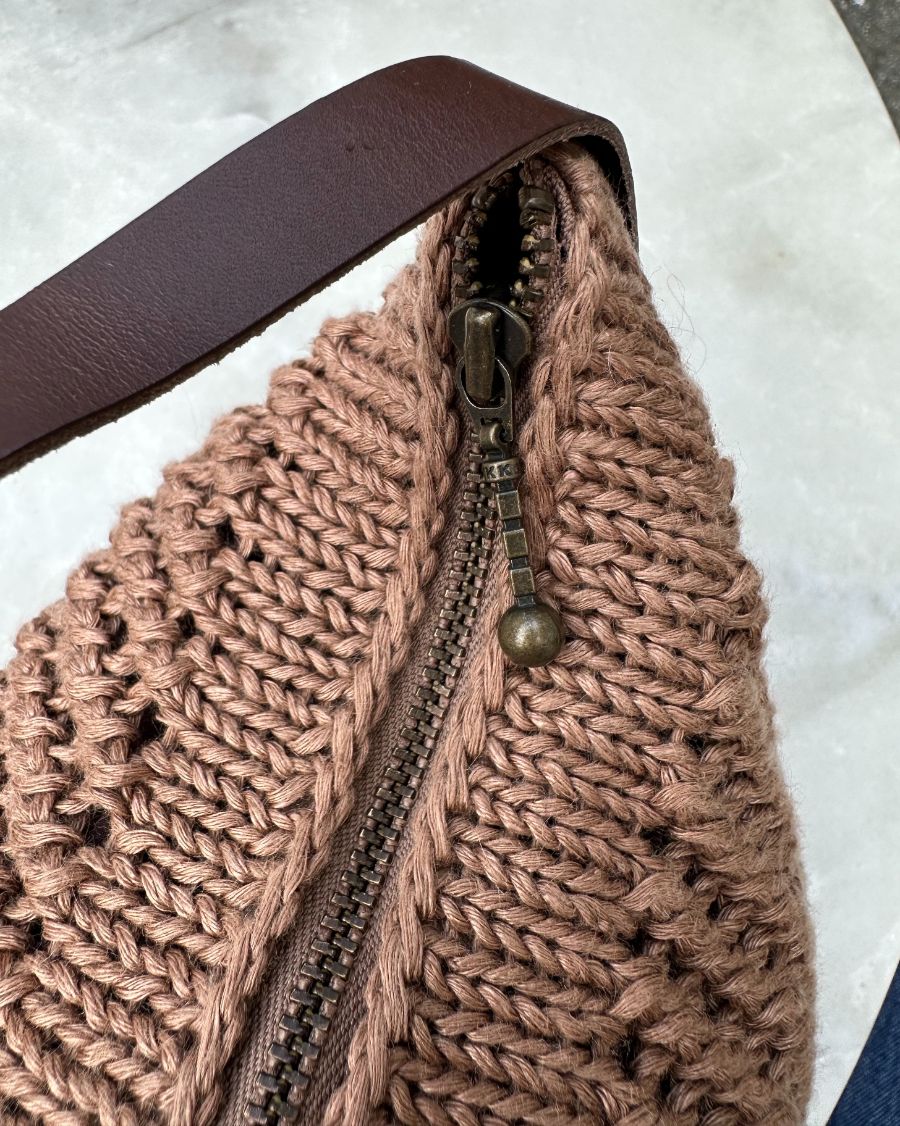 PetiteKnit Blixtlås 28 cm - Hasselnöt