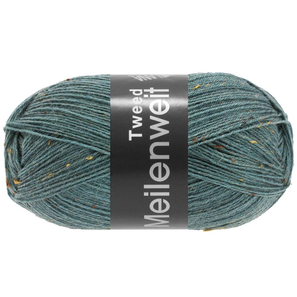 Meilenweit 100 Tweed - 166 Grågrön