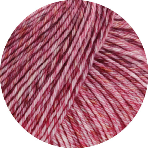 Vintage socks - 1009 Gammelrosa/röd/bordeaux mel.