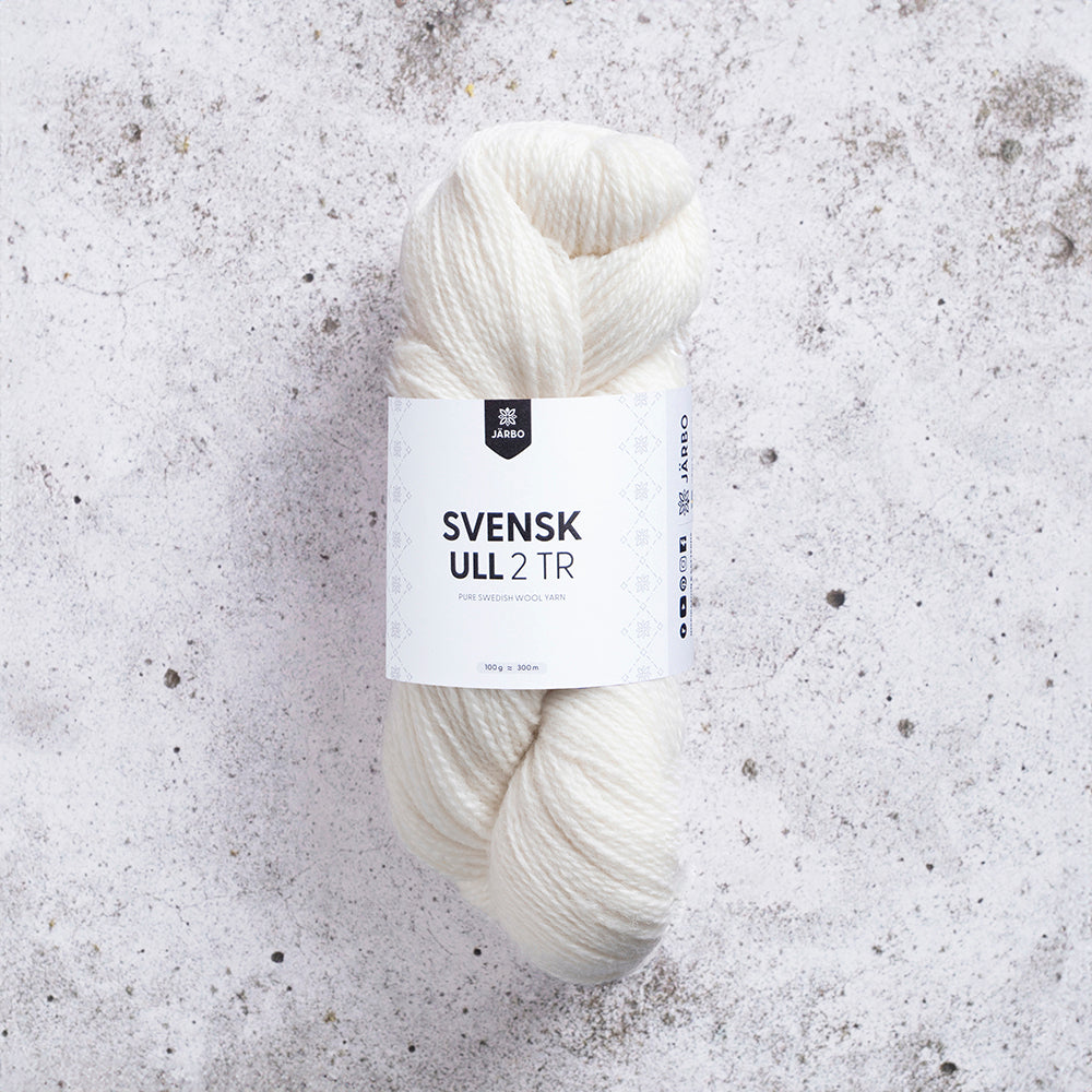 Svensk Ull 2tr 100 g - 101 Pure White