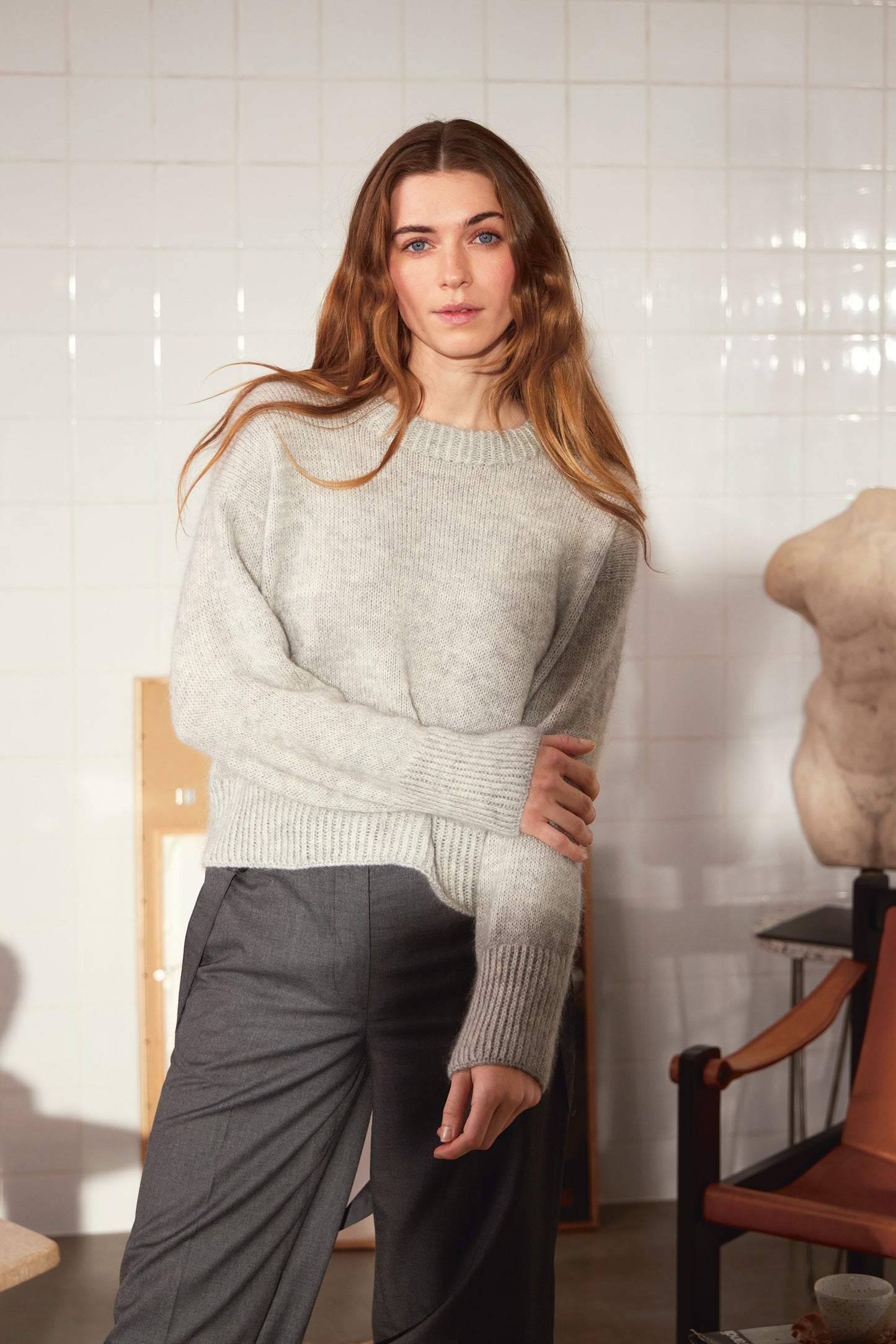 Sandnes 2403-13 - Heather sweater