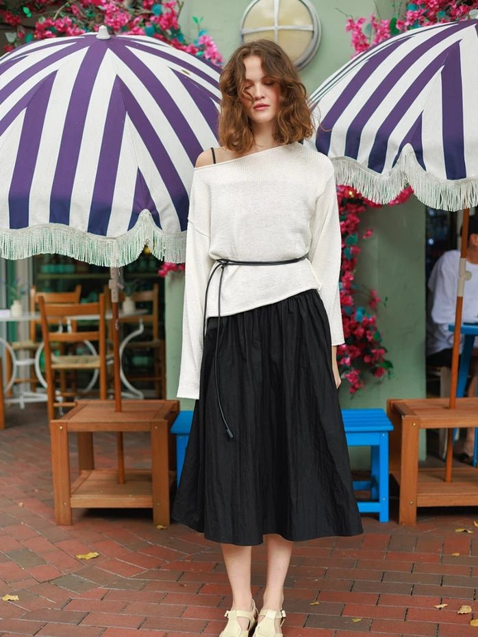 2404 - 8a,b & c - Milly sweater & skirt - Butik Maglia