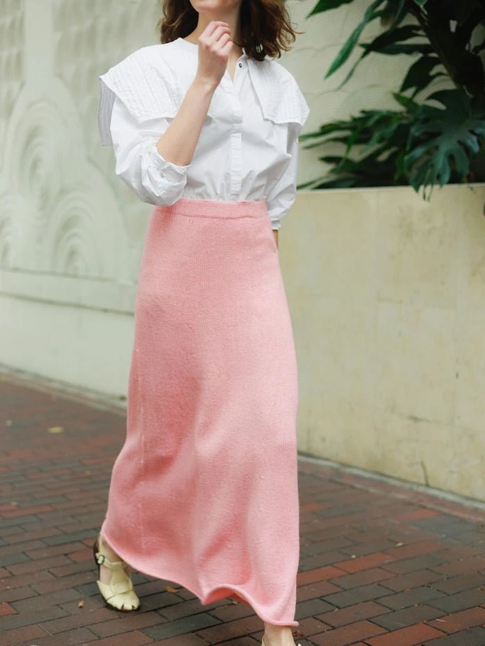 2404 - 8a,b & c - Milly sweater & skirt - Butik Maglia