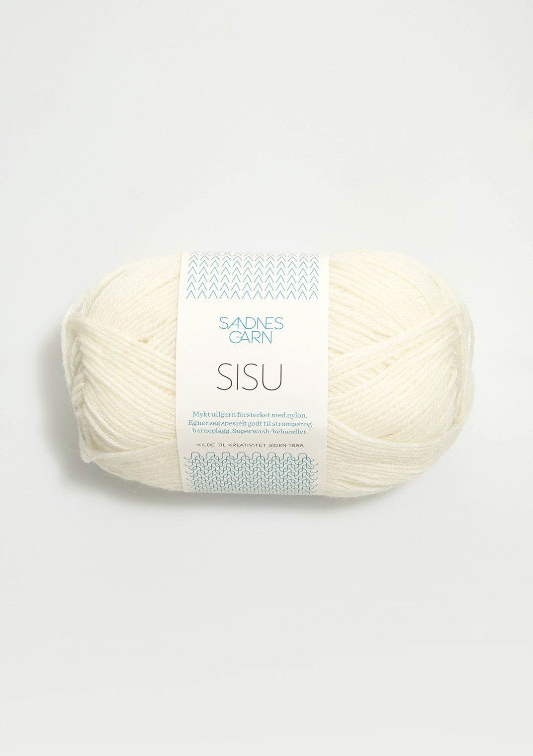 Sisu superwash - 1002 Vit