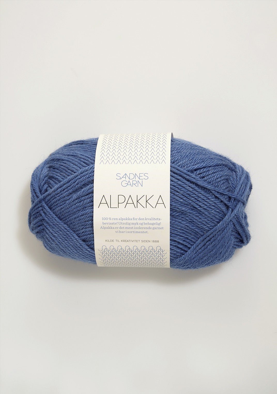 Alpakka - 6053 Mellanblå UTGÅTT - Butik Maglia