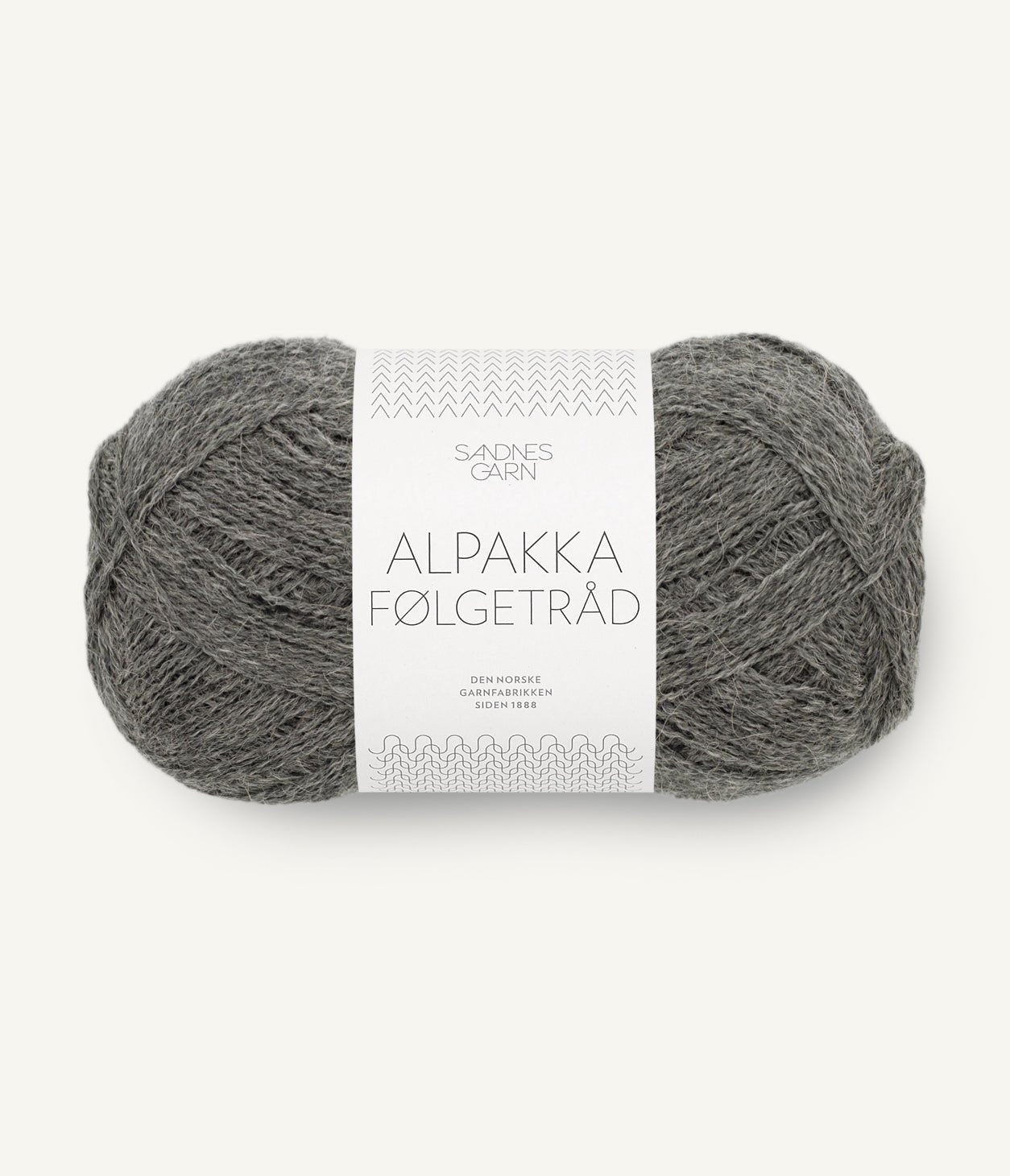Alpakka Fölgetråd - 1053 Dark Grey Melange - Butik Maglia