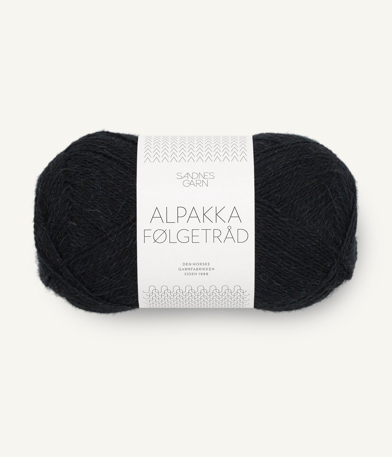 Alpakka Fölgetråd - 1099 Svart - Butik Maglia