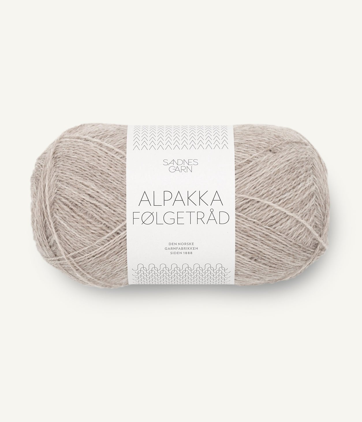 Alpakka Fölgetråd - 2650 Ljus Beigemelerad - Butik Maglia