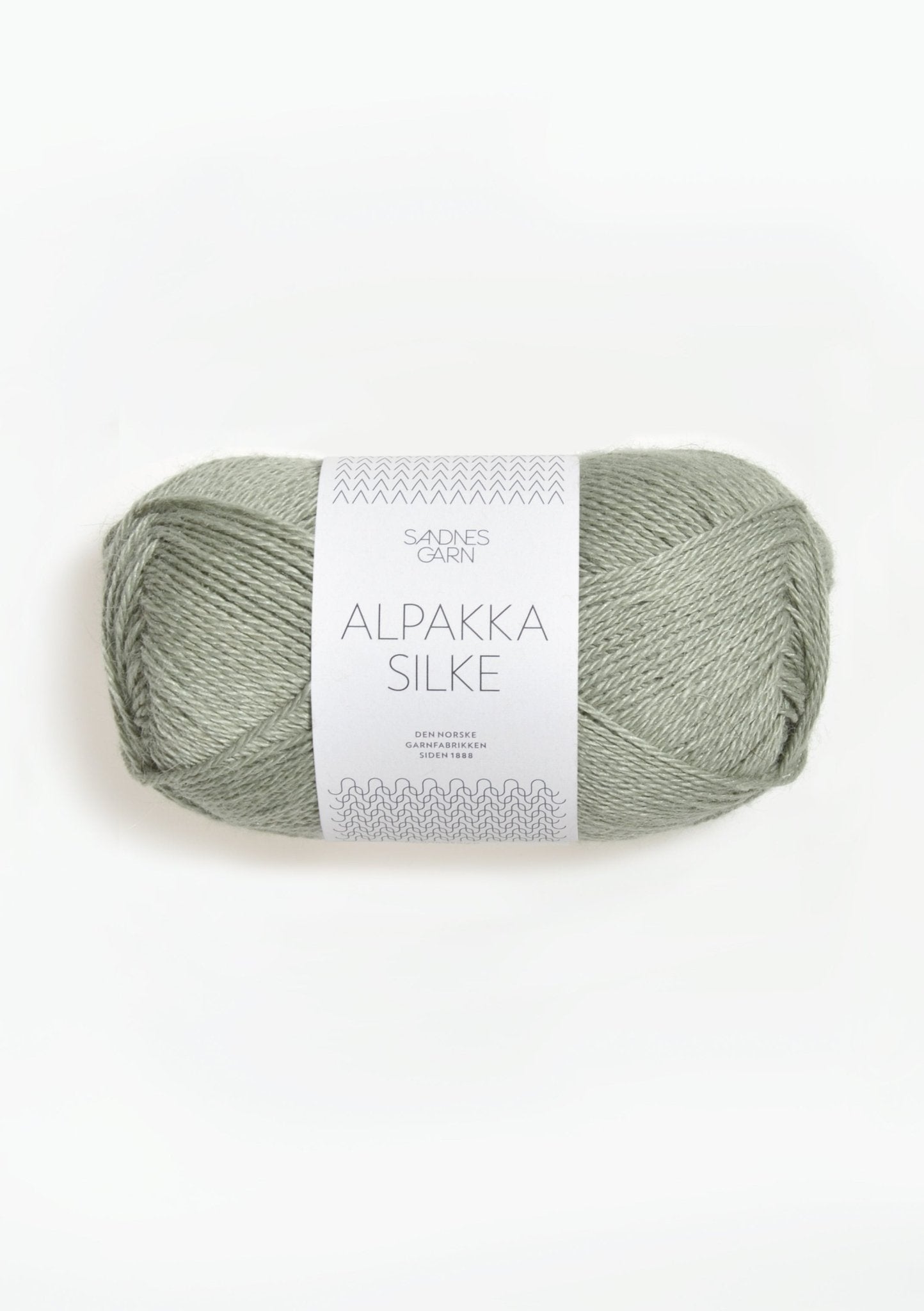 Alpakka Silke - 8521 Dimmigt ljusgrön - Butik Maglia
