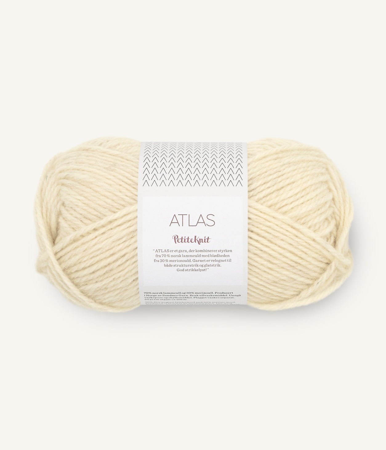 Atlas PetiteKnit - 1016 Milk Melange - Butik Maglia