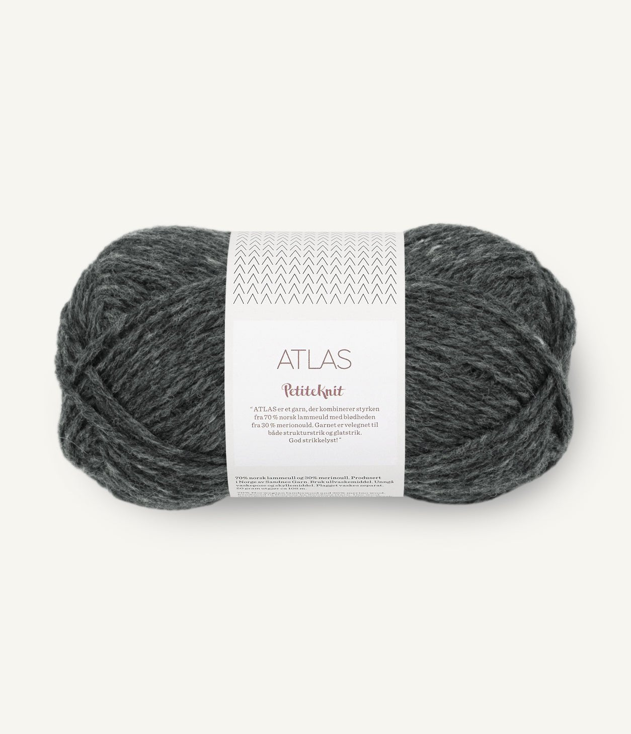 Atlas PetiteKnit - 1070 Charcoal Melange - Butik Maglia