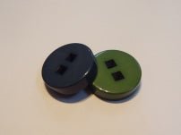 Brick Skogsgrön plast - 23 mm - Butik Maglia