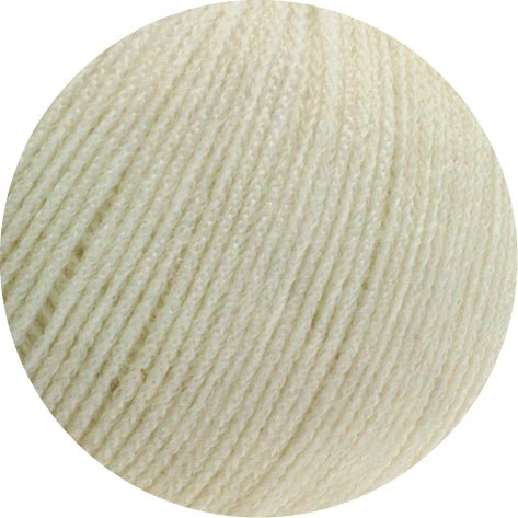 Cashmere 16 FINE Unito - Naturvit - Butik Maglia
