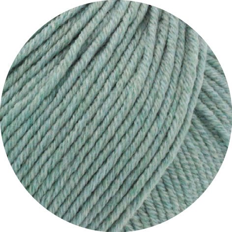 Cool Wool Big Melange GOTS - 209 Grågrön melerad - UTGÅTT - Butik Maglia