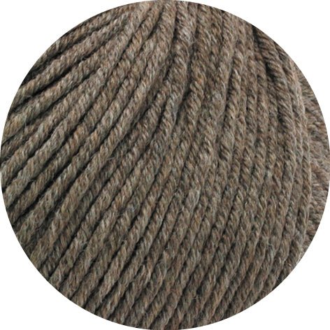 Cool Wool Big Melange GOTS - 224 Gråbrun melerad - UTGÅTT REA - Butik Maglia