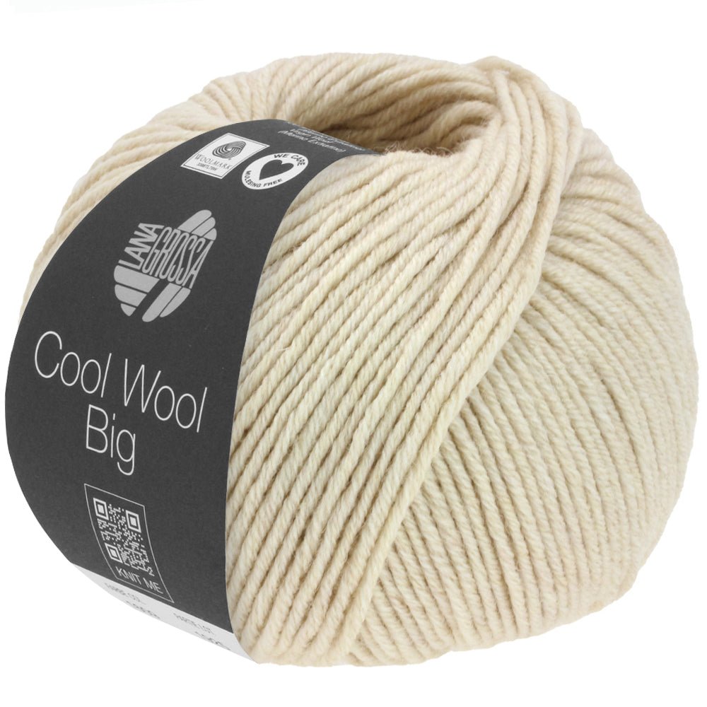 Cool Wool Big Melange (We Care) - 1624 Beige melerad - UTGÅTT - Butik Maglia