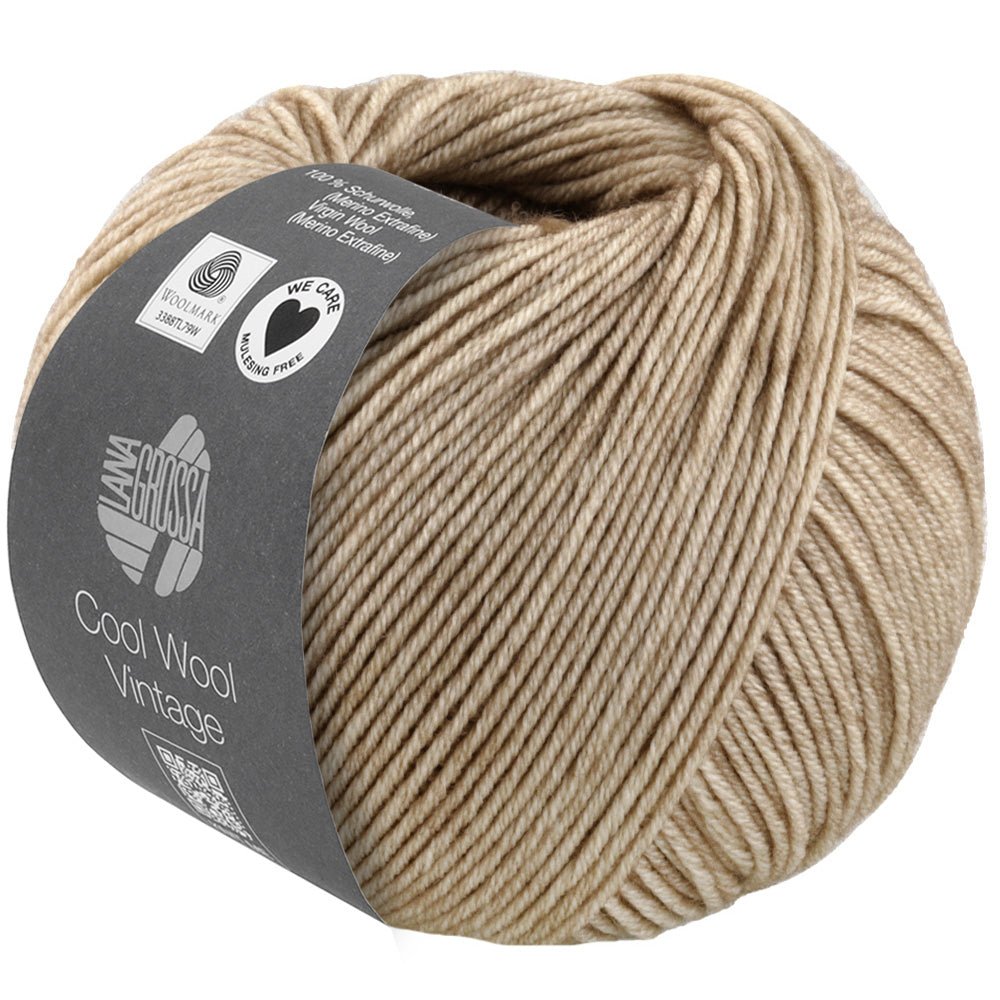 Cool Wool Vintage - 7382 Sandbeige - Butik Maglia