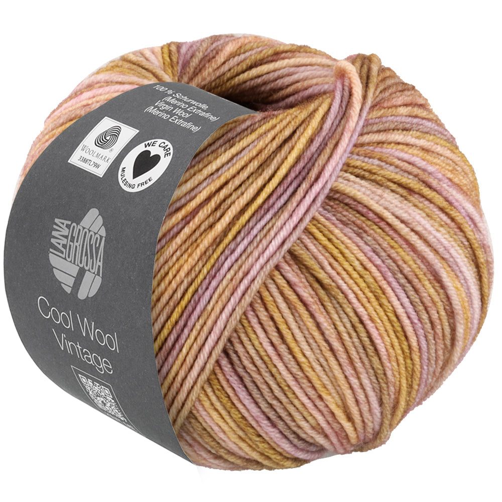 Cool Wool Vintage - 7386 Camel/lila