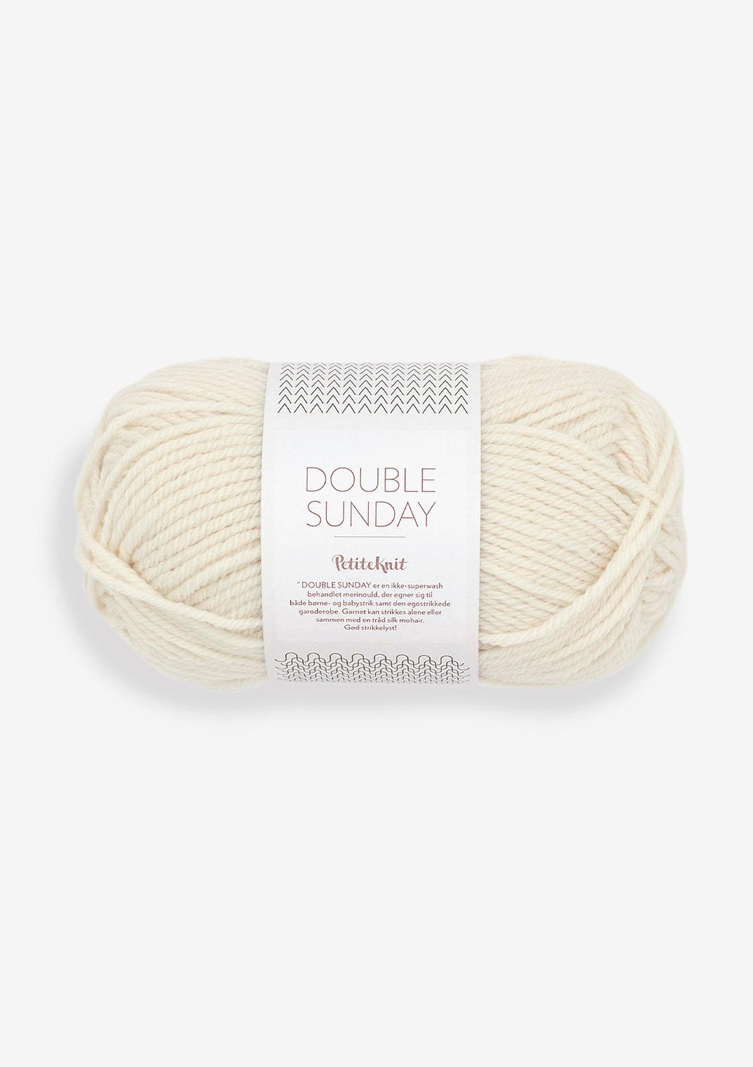 Double Sunday PetiteKnit - 1012 Wipped Cream - Butik Maglia