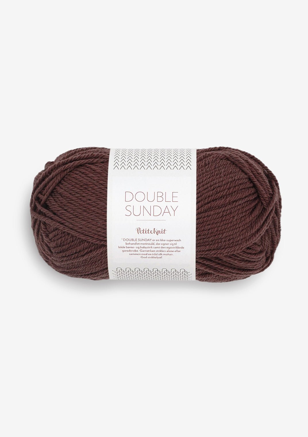 Double Sunday PetiteKnit - 4081 Coffee Bean - UTGÅTT - Butik Maglia