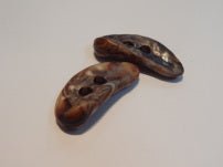 Duffelknapp Träimitation plast - 40 mm - Butik Maglia