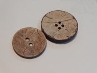 Kokosknapp 2 - håls 25 mm - Butik Maglia