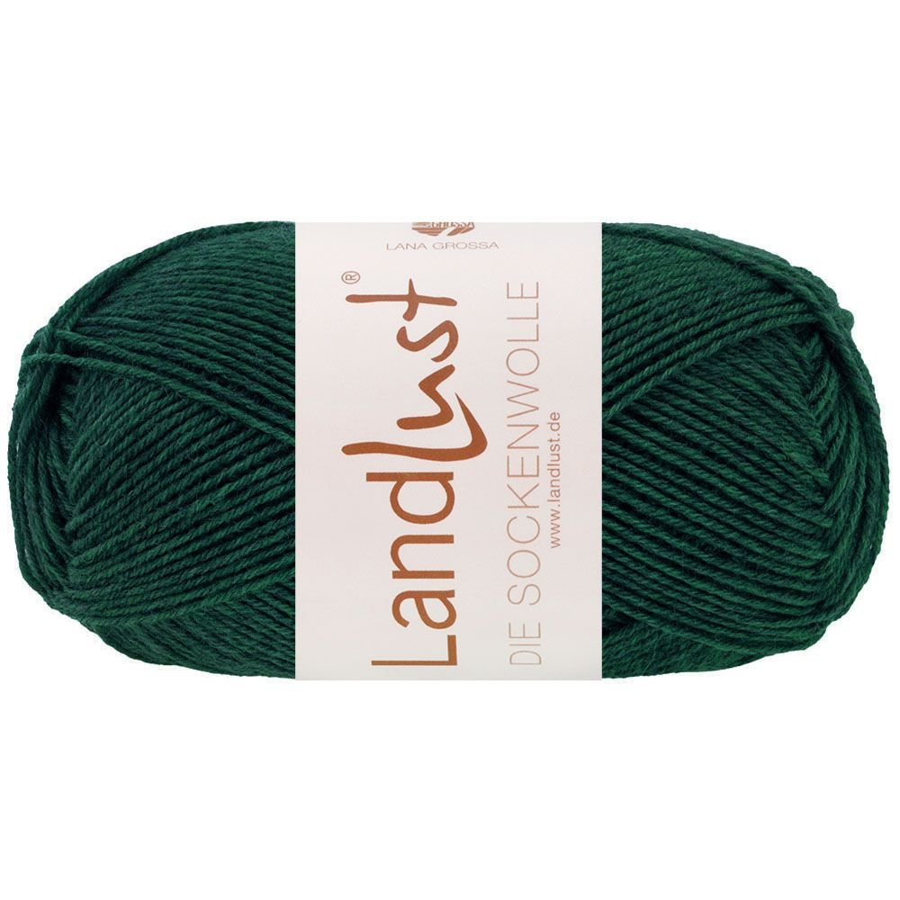 Landlust die Sockenwolle 50g Mél. - 612 Mörk petrol melerad - Butik Maglia